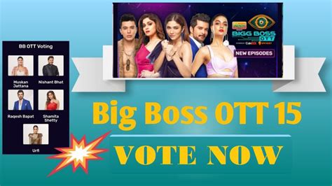 how to vote for my favorite bigg boss